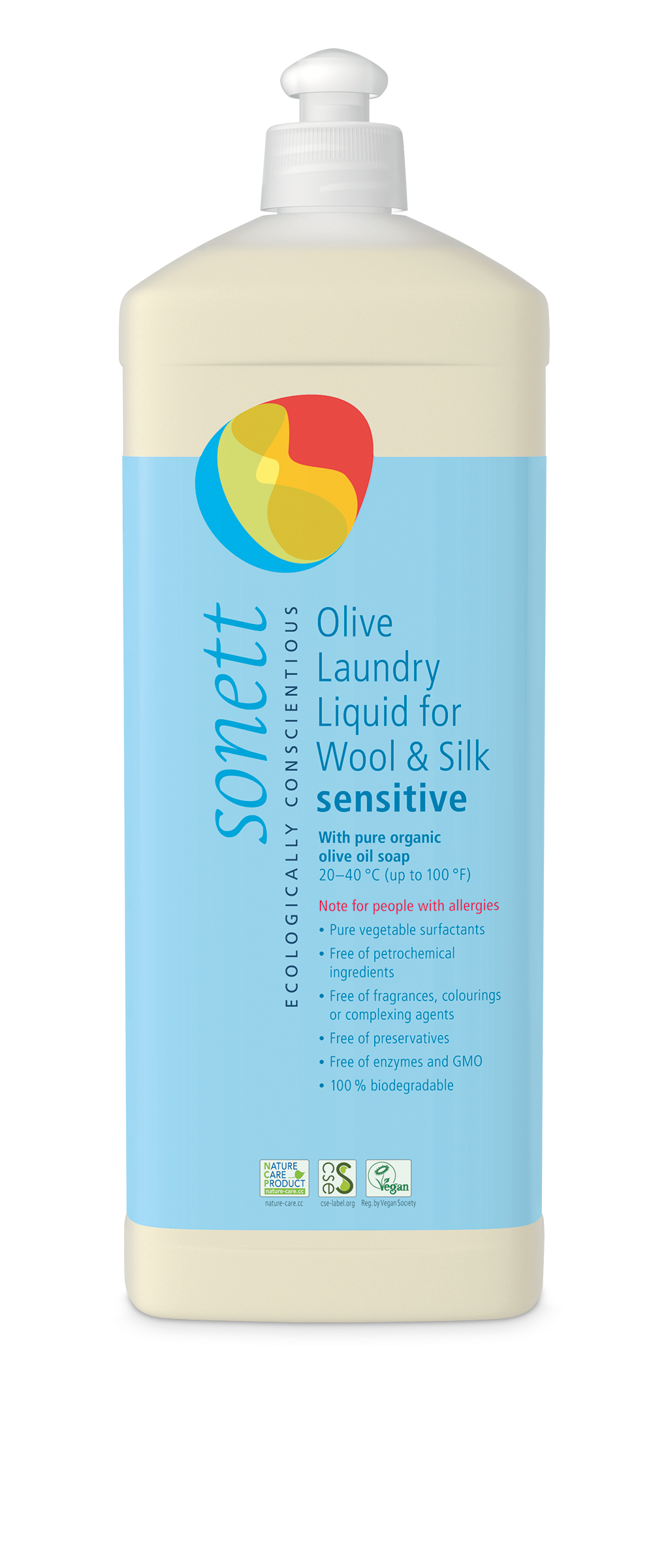 Lõhnatu Villa- ja Siidi Pesuvahend 1L