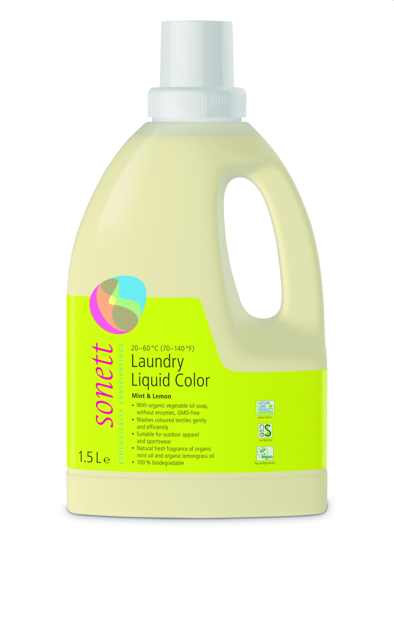 Vedelpesuaine Värvilistele Riietele 1,5L